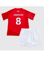 Nottingham Forest Elliot Anderson #8 Hjemmedraktsett Barn 2024-25 Korte ermer (+ bukser)